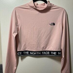 Women The North Face Nekku Long Sleeve T-Shirt Pink With logo Size L